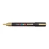 Kép 2/3 - Dekormarker, 0,9-1,3 mm, UNI "Posca PC-3M", arany