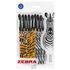 Golyóstoll ZEBRA Doodlerz állatmintás 1,0 mm kék 10 db/csomag
