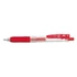 Zseléstoll ZEBRA Sarasa Retractable nyomógombos 0,5 mm piros