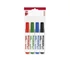 Kép 3/3 - Tábla- és flipchart marker készlet, 1-3 mm, kúpos, ICO "Plan 11 XXL", 4 különböző szín