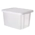 Kép 2/2 - Tárolódoboz, tetővel, 26 l, áttetsző, CURVER "Essentials"