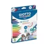 Kép 2/2 - Textilmarker GIOTTO 12db-os készlet