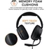 Kép 9/15 - The G-Lab Korp Thallium Gaming Headset Black