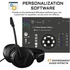 Kép 8/15 - The G-Lab Korp Thallium Gaming Headset Black