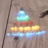 Tűzijáték stílusú fix fényű IPX3 szabványos/több színű/200db LED-es/napelemes fénydekoráció