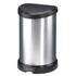 Pedálos szemetes, fémhatású, 15 l, CURVER
