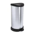 Kép 1/6 - Pedálos szemetes, fémhatású, 40 l, CURVER