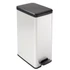 Kép 1/3 - Pedálos szemetes, 40 l, CURVER "Slim Bin", fekete-ezüst