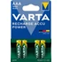 Tölthető elem, AAA mikro, 4x1000 mAh, előtöltött, VARTA 