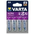 Kép 1/2 - Elem, AA ceruza, 4 db, lítium, VARTA "Ultra Lithium"