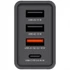 Hálózati töltő, 1xUSB-C PD (20W), USB-A QC 3.0, 2xUSB-A (10W), VERBATIM, fekete