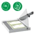 Kép 10/15 - Vágógép, karos, A4, 8 lap, LEITZ "Precision Home A4"