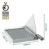 Kép 15/15 - Vágógép, karos, A4, 8 lap, LEITZ "Precision Home A4"