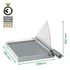 Kép 15/15 - Vágógép, karos, A4, 10 lap, LEITZ "Precision Home Office A4"
