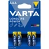 Kép 3/5 - Elem, AAA mikro, 4 db, VARTA "Longlife Power"