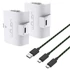 Kép 1/3 - Venom VS2874 Xbox Series S & X fehér magas kapacítású (1100mAh) akkucsomag (2 db) + 3 méter töltőkábel