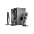WaveMaster Hangszóró 2.1 - STAX BT (46W RMS, Fa mélynyomó, Bluetooth, 3,5mm jack, RCA, Fekete)