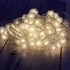 Kép 3/3 - Zúzmara alakú 3cm/10m/meleg fehér/80db LED-es/USB-s fénydekoráció