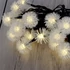 Kép 2/3 - Zúzmara alakú 3cm/5m/IPX3 szabványos/meleg fehér/20db LED-es/napelemes fénydekoráció