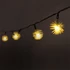 Kép 3/3 - Zúzmara alakú 3cm/5m/IPX3 szabványos/meleg fehér/20db LED-es/napelemes fénydekoráció