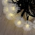 Kép 2/3 - Zúzmara alakú 3cm/6m/IPX3 szabványos/meleg fehér/30db LED-es/napelemes fénydekoráció
