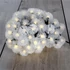 Kép 3/3 - Zúzmara alakú 3cm/12m/IPX3 szabványos/meleg fehér/100db LED-es/napelemes fénydekoráció