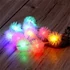 Kép 4/4 - Zúzmara alakú 3cm/1,5m/több színű/10db LED-es/2xAA elemes fénydekoráció