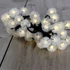Kép 3/3 - Zúzmara alakú 3cm/9m/IPX3 szabványos/meleg fehér/50db LED-es/napelemes fénydekoráció