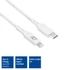 Kép 2/3 - ACT AC3014 USB-C to Lightning charging/data cable 1m White