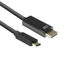 Kép 1/4 - ACT AC7325 USB-C to DisplayPort adapter cable 2m Black