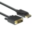 Kép 1/4 - ACT AC7505 DisplayPort to DVI-D (Dual Link) (24+1) adapter cable 1,8m Black