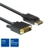 Kép 2/4 - ACT AC7505 DisplayPort to DVI-D (Dual Link) (24+1) adapter cable 1,8m Black