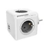 Kép 2/3 - Elosztó, 4 aljzat, 2 USB csatlakozó, ALLOCACOC "PowerCube Original USB DE", fehér-szürke