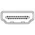 Kép 3/3 - Assmann HDMI adapter cable type A-DVI-D(18+1) (Single Link) M/M 2m Black