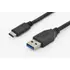 Kép 4/5 - Assmann USB Type-C connection cable type C to A M/M 1m Black