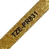 Kép 3/4 - Brother TZe-PR831 laminált P-touch szalag (12mm) Black on Gold - 8m