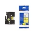 Kép 1/2 - Brother TZE-FX641 laminált P-touch flexibilis szalag (18mm) Black on Yellow - 8m