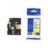 Kép 1/2 - Brother TZE-FX651 laminált P-touch flexibilis szalag (24mm) Black on Yellow - 8m