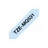 Kép 3/4 - Brother TZe-MQ531 laminált P-touch szalag (12mm) Black on Pastel Blue - 4m