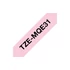 Kép 3/5 - Brother TZe-MQE31 laminált P-touch szalag (12mm) Black on Pastel Pink - 4m