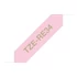 Kép 3/4 - Brother TZE-RE34 selyem szövet P-touch szalag (12mm) Pink on Gold - 4m