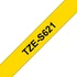 Brother TZE-S621 laminált P-touch szalag (9mm) Black on Yellow - 8m