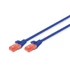 Digitus CAT6 U-UTP Patch Cable 0,25m Blue