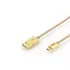 Kép 2/3 - Ednet USB 2.0 Sync Charger Cable 1m Gold