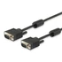 VGA monitor kábel, ferrit gyűrűvel, 5 m, EQUIP
