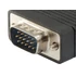 Kép 6/9 - VGA monitor kábel, ferrit gyűrűvel, 5 m, EQUIP