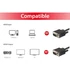 Kép 9/9 - VGA monitor kábel, ferrit gyűrűvel, 5 m, EQUIP