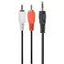 Gembird 3,5 jack/2RCA audio kábel 5m Black