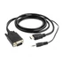 Kép 1/3 - Gembird A-HDMI-VGA-03-6 HDMI to VGA and audio adapter cable single port 1,8m Black