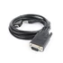 Kép 2/3 - Gembird A-HDMI-VGA-03-6 HDMI to VGA and audio adapter cable single port 1,8m Black
